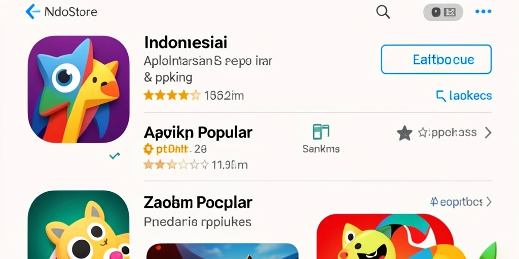 Tampilan utama dengan karakter pilihan.