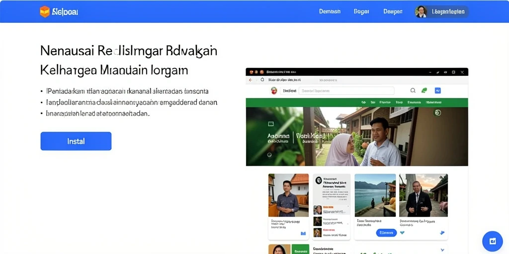 Tampilan awal menu yang cerah dan ramah pengguna.