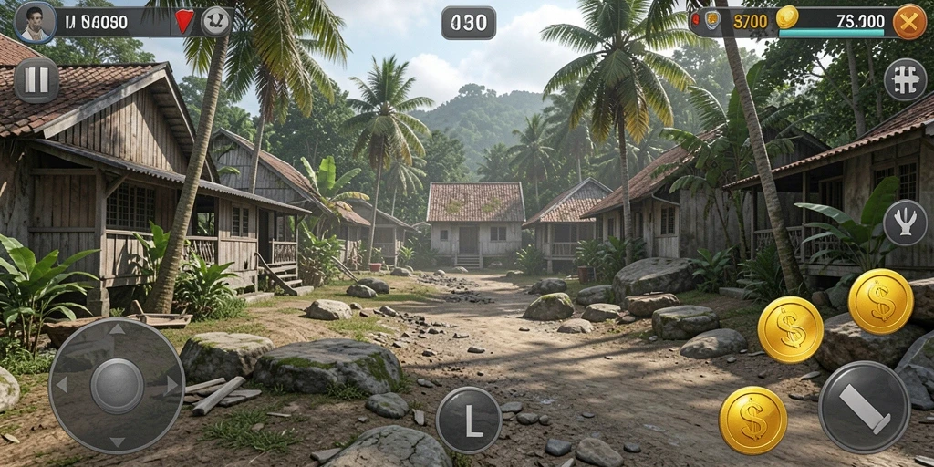 Tampilan awal game yang menawan.